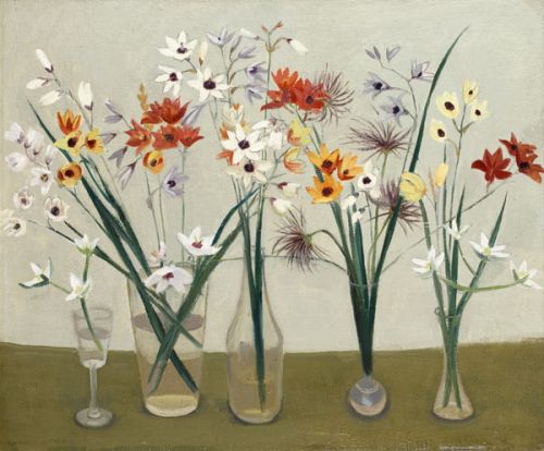 Artist Kathleen Guthrie: Flowerscape III, (Schizostylis)
