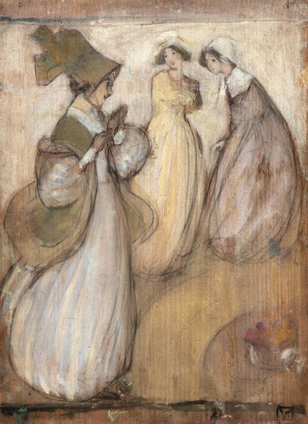 Artist Edith Granger-Taylor: Three Figures, c. 1910