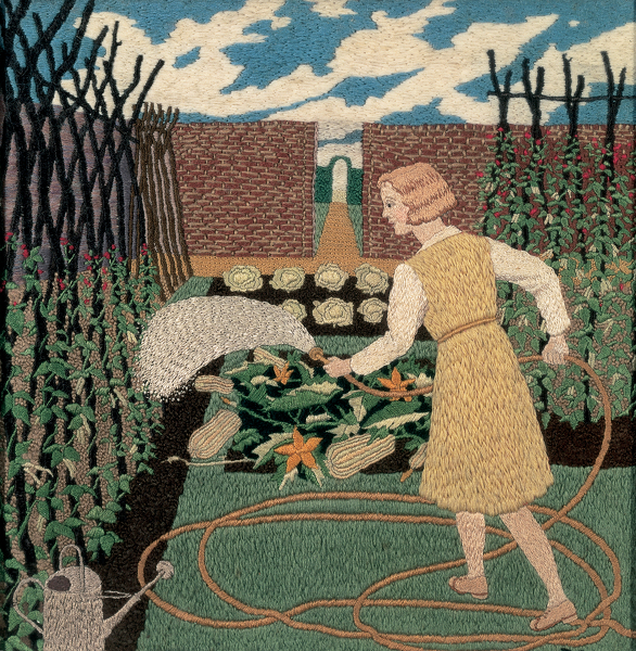 Artist Tirzah Garwood-Ravilious (1908–1951): Vegetable Garden, circa 1933