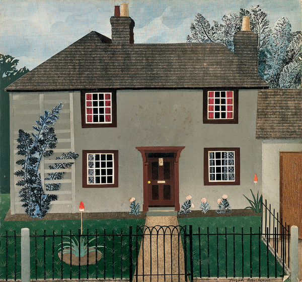 Artist Tirzah Garwood-Ravilious (1908–1951): House at Great Bardfield, 1945