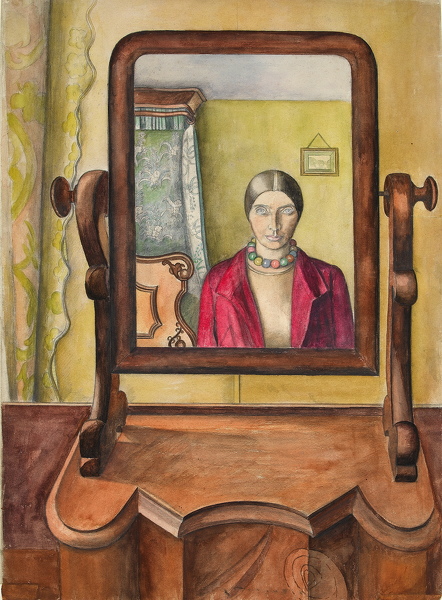 Artist Rosalie Brill (1903-1992): Self Portrait, late 1920s