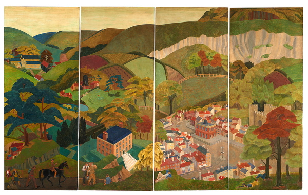 Artist Margaret L. Duncan (1906 - 1979): Reigate and its Environments, late 1930s
