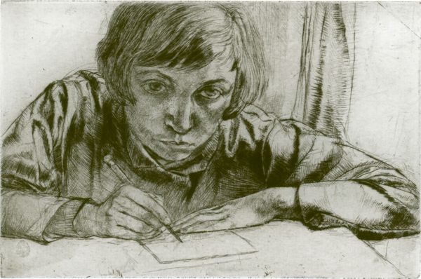 Evelyn-Gibbs: Self-Portrait,-1927