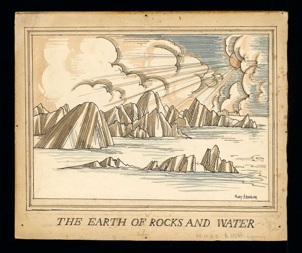 Artist Mary Adshead: The Earth of Rocks and Water, circa 1930