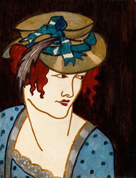 Artist Mary Adshead: Portrait a la Japonaise