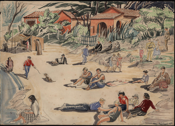 Artist Mary Adshead: St Tropez, c. 1931