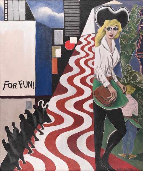 Artist Mary Adshead (1904 - 1995): For Fun, early 1960s