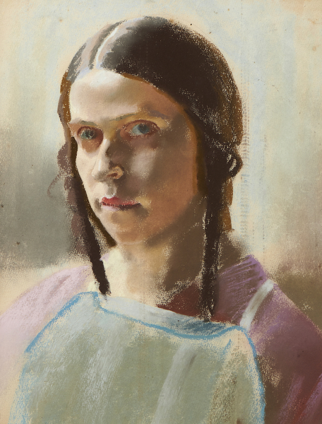 Artist Edith Granger-Taylor: Self-portrait, c.1920