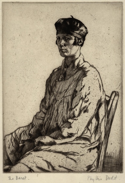 Artist Phyllis Dodd: The Beret (Pindi),1924