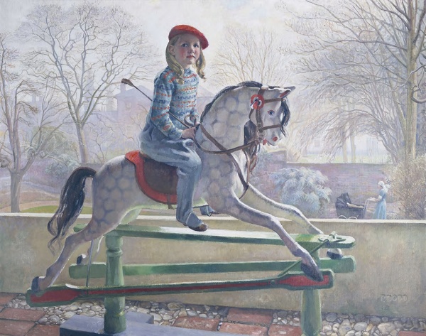 Artist Phyllis Dodd: Prudence on Pegasus, 1937-38