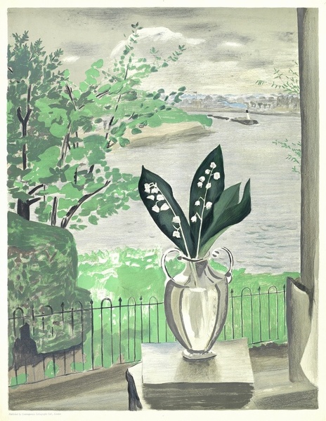 Artist Mary Potter (1900-1981): The Thames at Chiswick, 1938