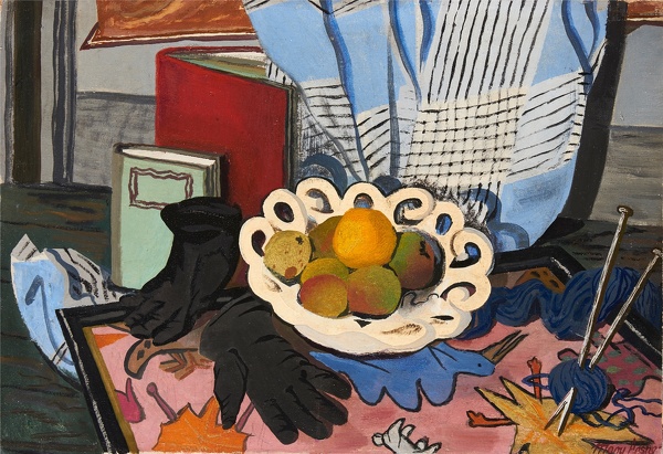 Artist Mary Adshead: Still Life with Gloves, circa 1935