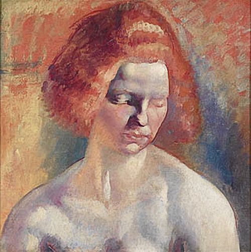 Artist Clara Klinghoffer: Portrait of Rose, 1919