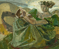 Artist Evelyn Dunbar: Dorset, late 1940s