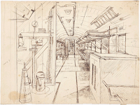 Artist Evelyn Dunbar: Study for Hospital Train