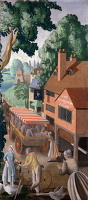 Artist Mary Adshead: An English Holiday - Village Inn, 1928