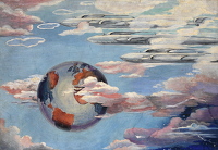 Artist Marjorie Hayes: Wings Over the World, mid-1930s