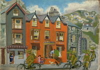 Artist Mary Adshead: Riding into Barmouth 1944