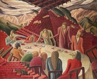 Artist Helen Blair: Scene from the Book of Job, circa 1935