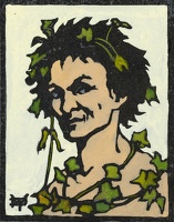 Artist Marion Wallace Dunlop: Bacchus, (cream ground), circa 1906