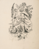 Artist Evelyn Dunbar: Design for June for the Country Life 1938 Gardener’s Diary