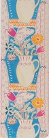 Artist Amy (Dyer) Finney: Design for Flowers by a Window Overlooking the Sea, circa 1950