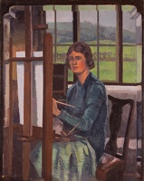 Artist Marjorie Mort: Self Portrait, 1940